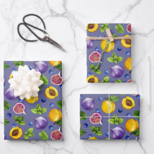 Summer Fruits Wrapping Paper Sheets