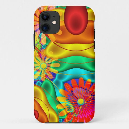 Summer fun abstract  floral iPhone 5 case
