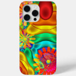 Summer fun, abstract / floral iPhone case