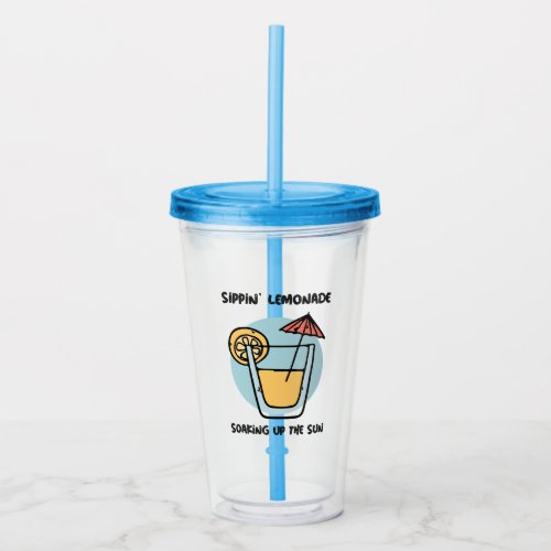 Summer Fun Acrylic Tumbler