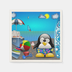 SUMMER FUN AT THE BEACH PAPER NAPKINS