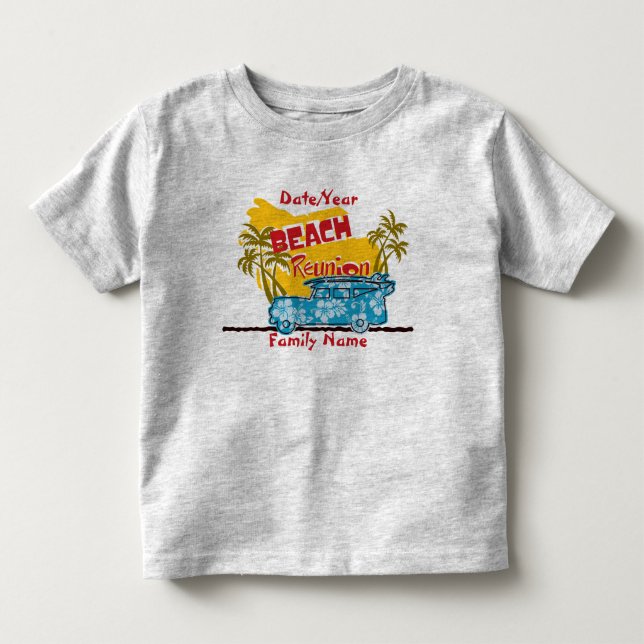 Summer Fun Beach  Family Reunion Toddler T-shirt (Front)