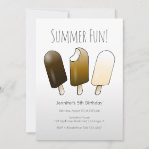 Summer Fun Birthday Invitation