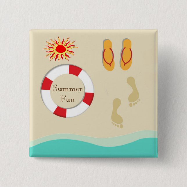 Summer Fun Button (Front)
