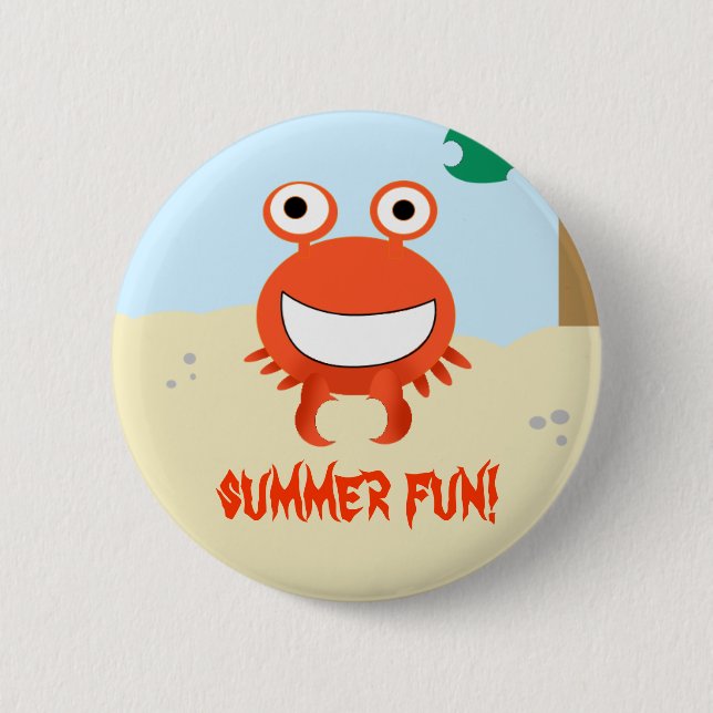 summer fun button (Front)