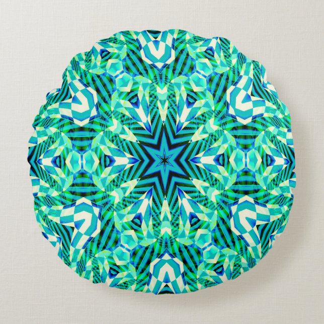 Summer fun Delight.... Round Pillow (Front)