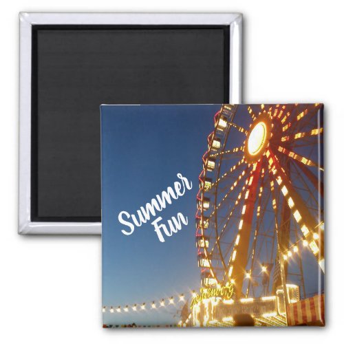 Summer Fun Ferris Wheel Carnival Rides Festival Magnet