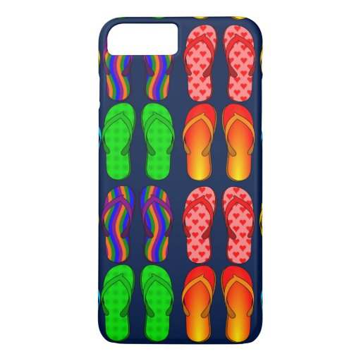 Summer Fun, Flip Flops iPhone 8 Plus/7 Plus Case