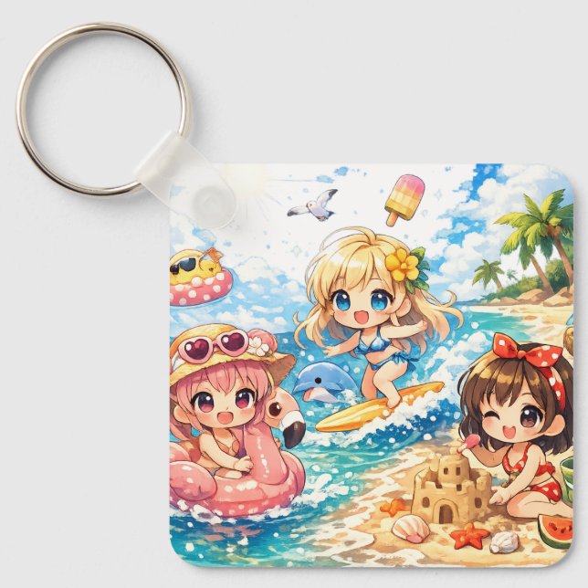 Summer fun keychain (Front)