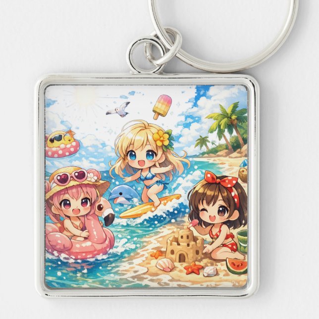 Summer fun keychain (Front)