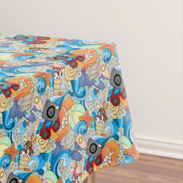Summer Fun Pattern 2 Tablecloth (In Situ)