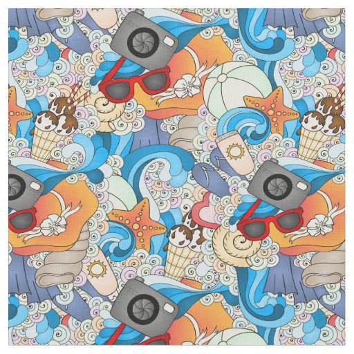 Summer Fun Pattern | Add Your Initial 2 Fabric