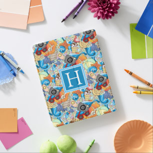Summer Fun Pattern   Add Your Initial iPad Smart Cover