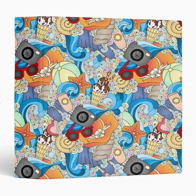 Summer Fun Pattern Binder (Front/Spine)