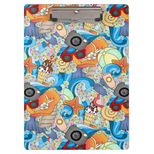Summer Fun Pattern Clipboard