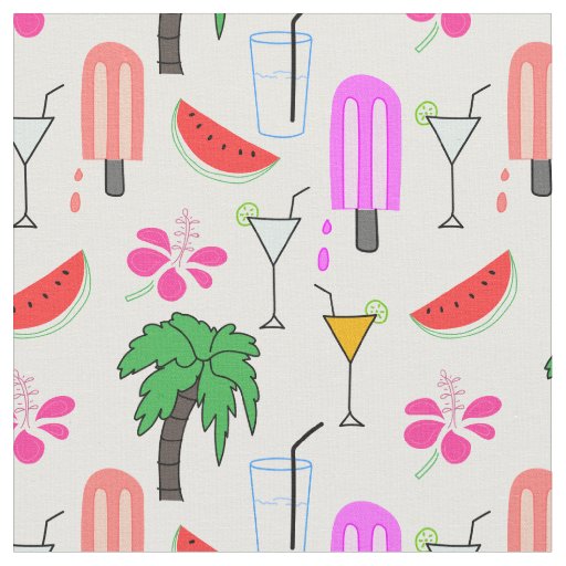 Summer Fun Pattern Fabric