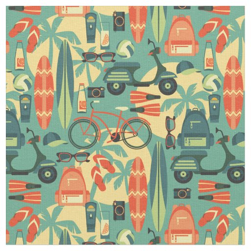 Summer Fun Pattern Fabric