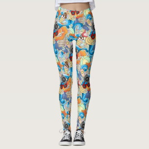 Summer Fun Pattern Leggings