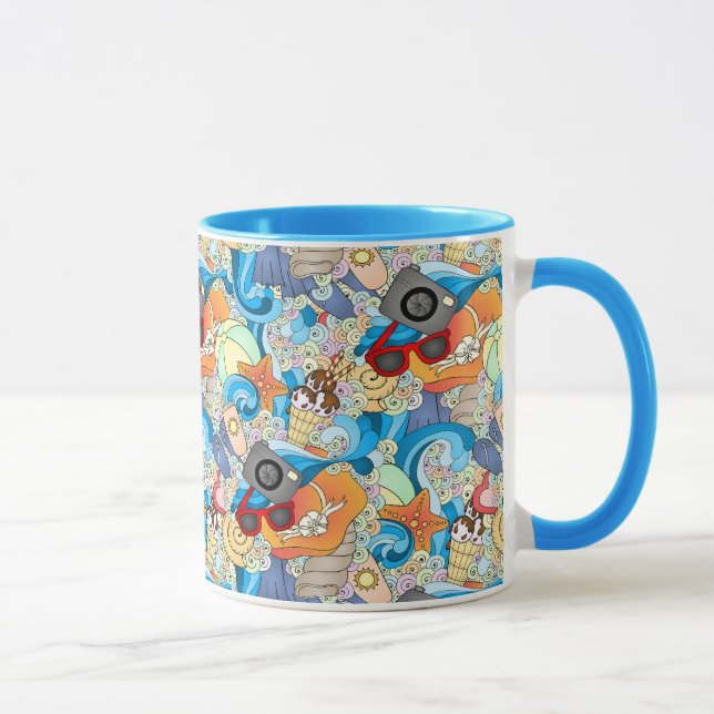 Summer Fun Pattern Mug (Right)