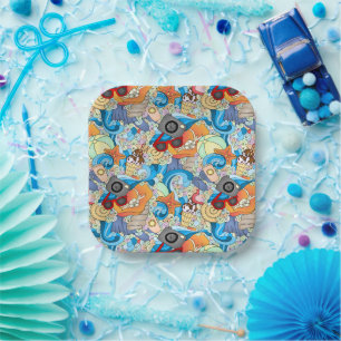 Summer Fun Pattern Paper Plates