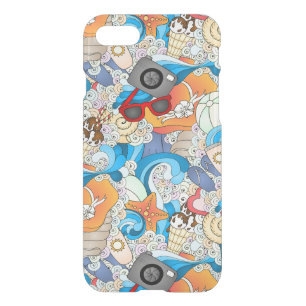 Summer Fun Pattern iPhone SE/8/7 Case