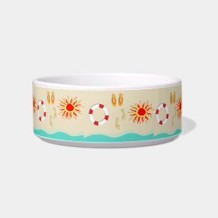 Summer Fun Pet Bowl