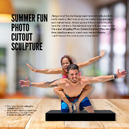 Summer Fun Photo Cutout Sculpture 