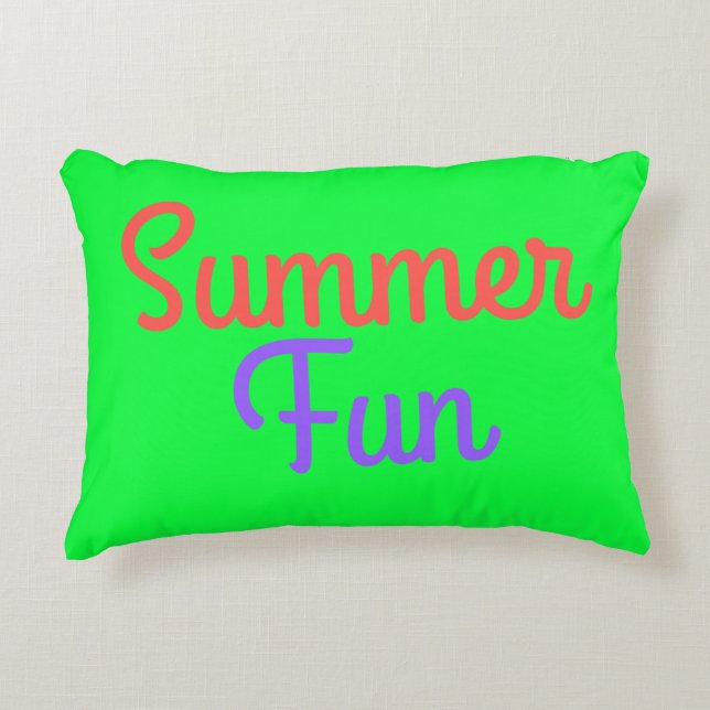 Summer Fun Pillow (Front)