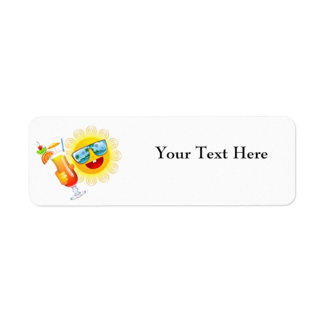 Summer Fun Return Address Labels (Front)