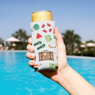 summer fun seltzer can cooler