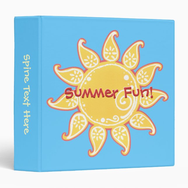Summer Fun Sun Binder (Front/Spine)