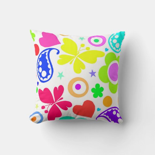 Summer Fun Throw Pillow