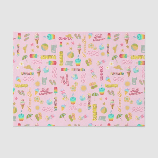 Summer Fun Tissue Paper (Front)