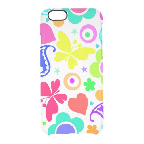 Summer Fun Clear iPhone 66S Case