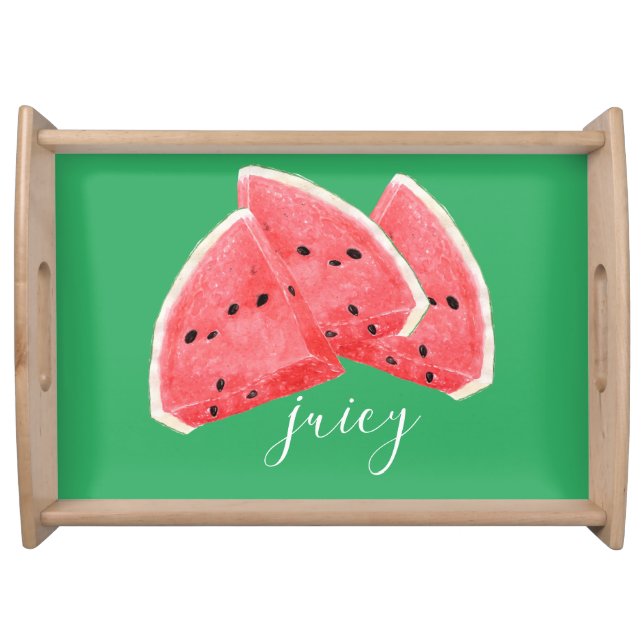 Summer Fun Watermelon   Serving Tray (Front)
