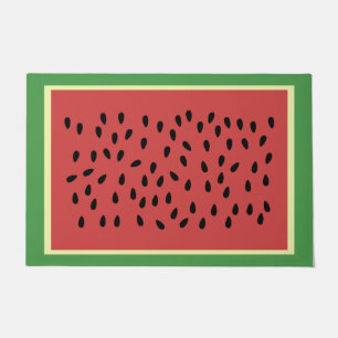 Summer Fun Whimsical Watermelon DoorMat Welcome