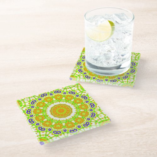 Summer Garden 2 Glass Coaster