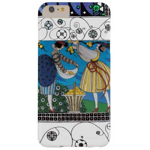 SUMMER GARDEN AND SWIRLS FASHION COSTUME DESIGNER BARELY THERE iPhone 6 PLUS CASE