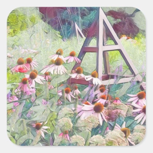 Summer Garden coneflowers stickers