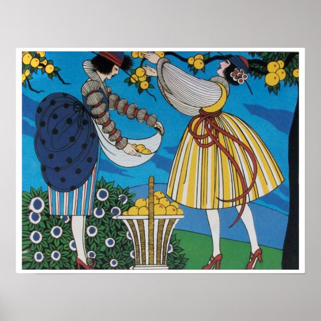 SUMMER GARDEN / FASHION COSTUME DESIGNER POSTER (Front)