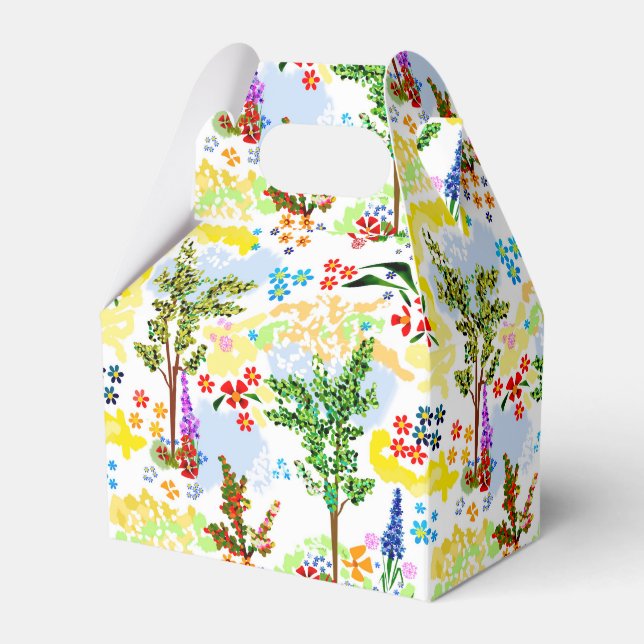 Summer garden favor boxes (Front Side)