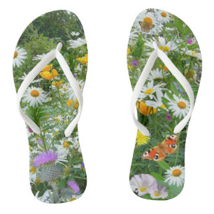 Summer Garden Flip Flops
