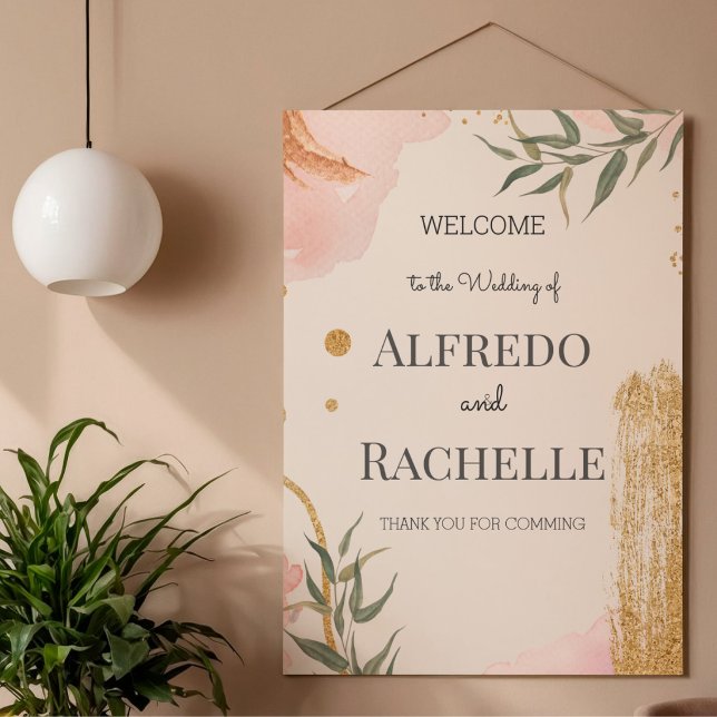 Summer Garden Floral Wedding Poster (Creator Uploaded)