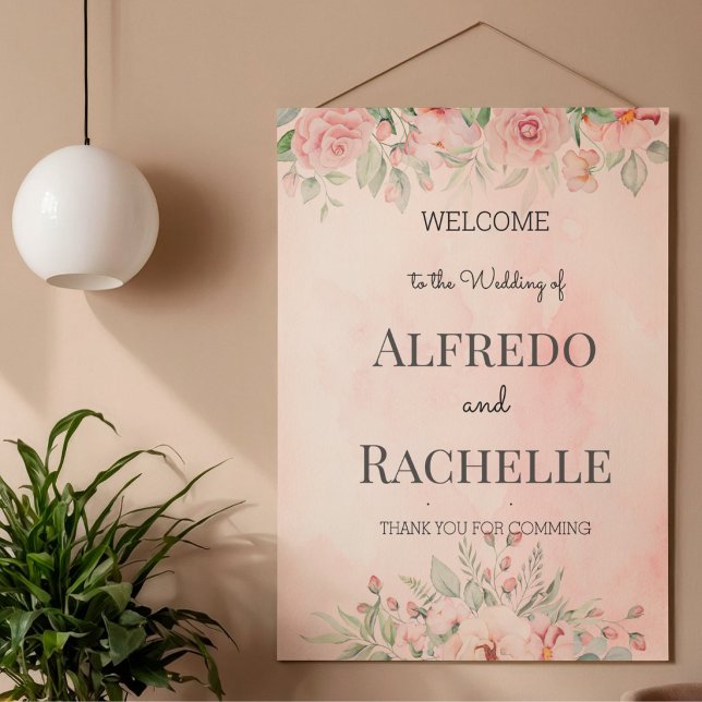 Summer Garden Floral Wedding Poster (Creator Uploaded)