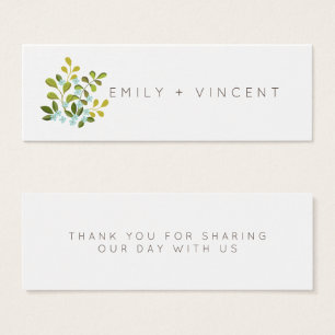 Summer Garden Floral Wedding Suite Favor Tag