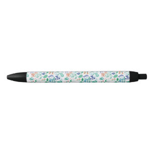 Summer Garden Flowers Leaves Botanical Blooms Pen
