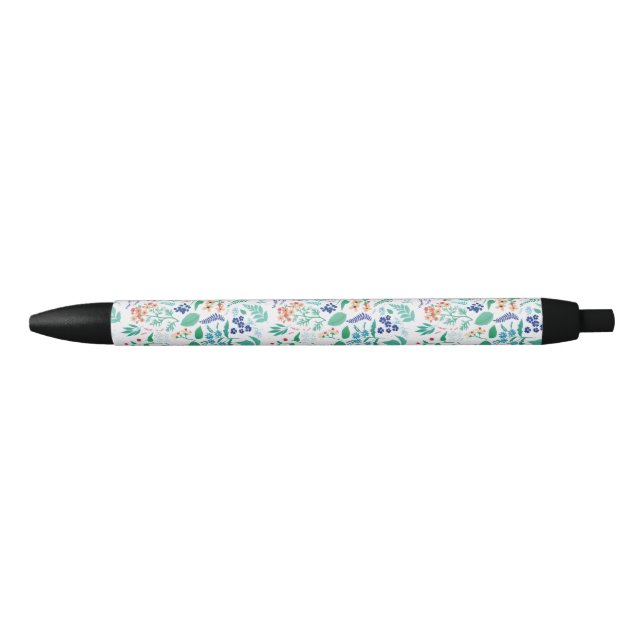 Summer Garden Flowers Leaves Botanical Blooms Pen (Front)