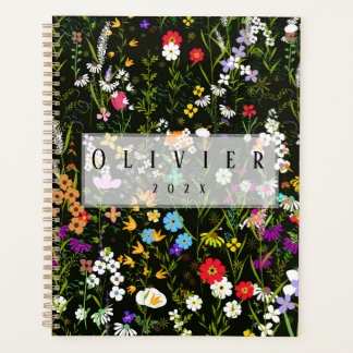 Summer garden illustration painting planner