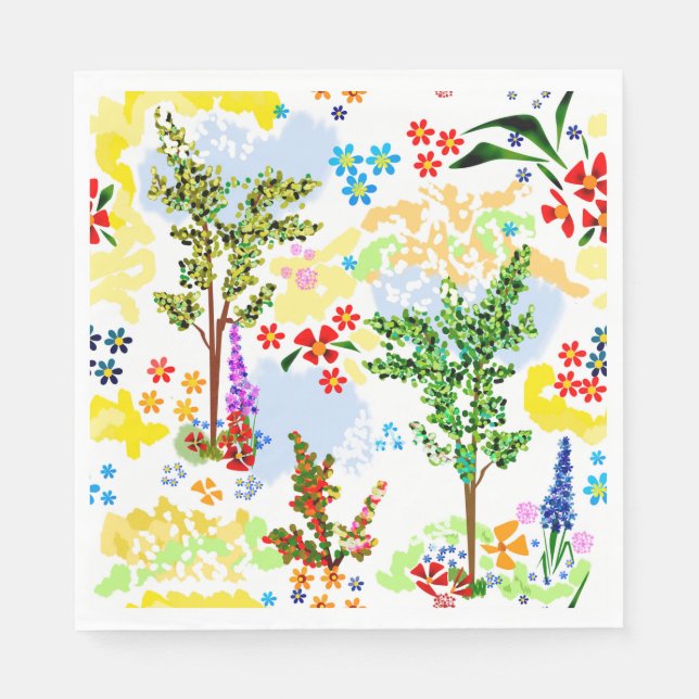 Summer garden  napkins (Front)