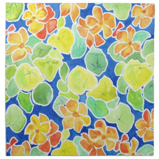 Summer Garden Napkins, Nasturtiums Napkin